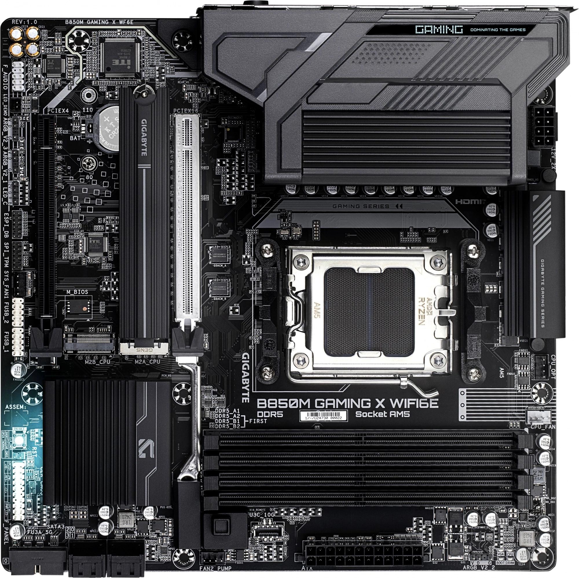 GIGABYTE B850M GAMING X WF6E