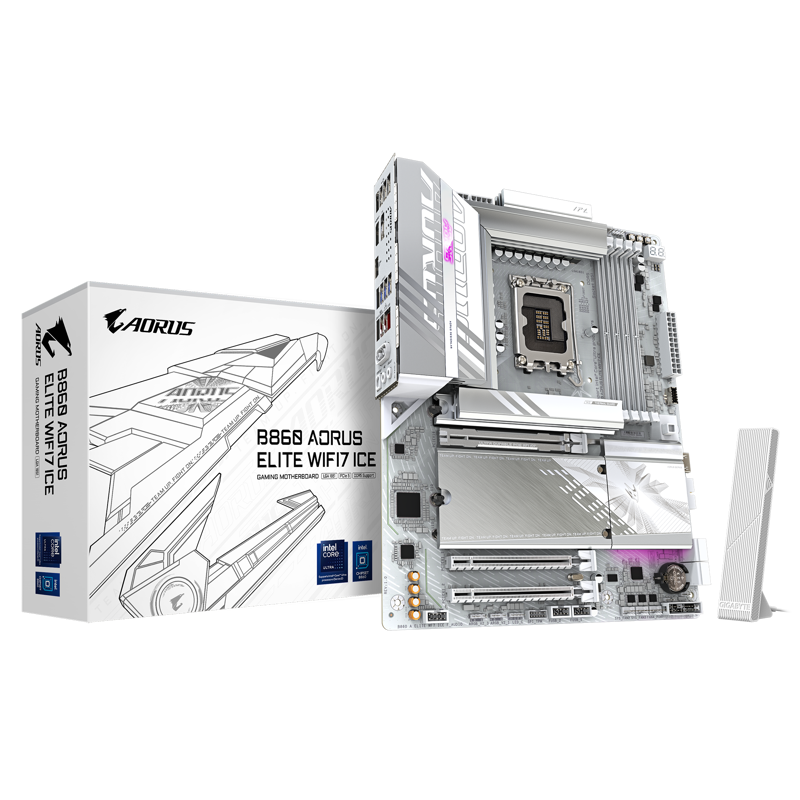 GIGABYTE B860 A ELITE WF7 ICE