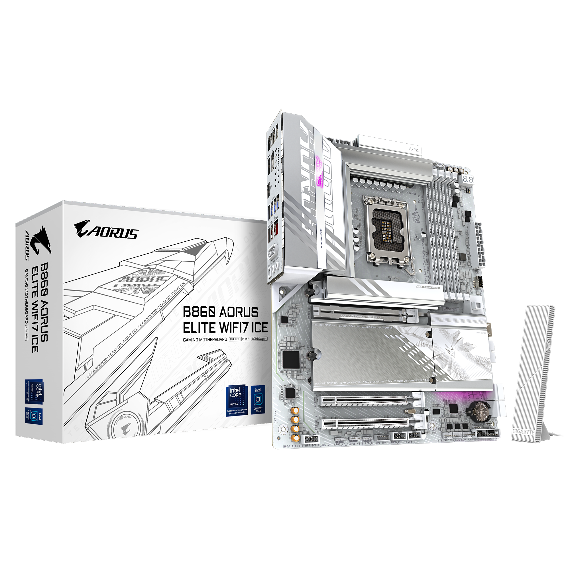 GIGABYTE B860 A ELITE WF7 ICE
