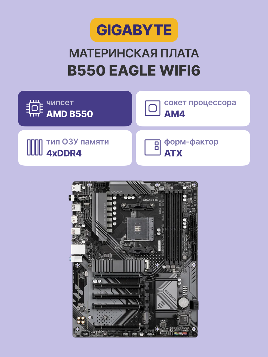 GIGABYTE B550 EAGLE WIFI6