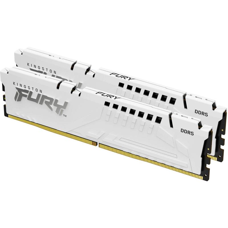 Kingston DDR5 DIMM 32GB 6000MT/s CL30 (Kit of 2) FURY Beast White EXPO (KF560C30BWEK2-32)
