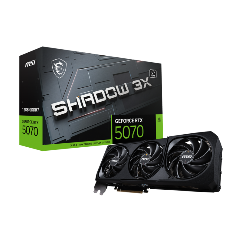 MSI GeForce RTX 5070 12G SHADOW 3X OC