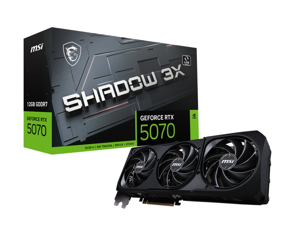 MSI GeForce RTX 5070 12G SHADOW 3X OC