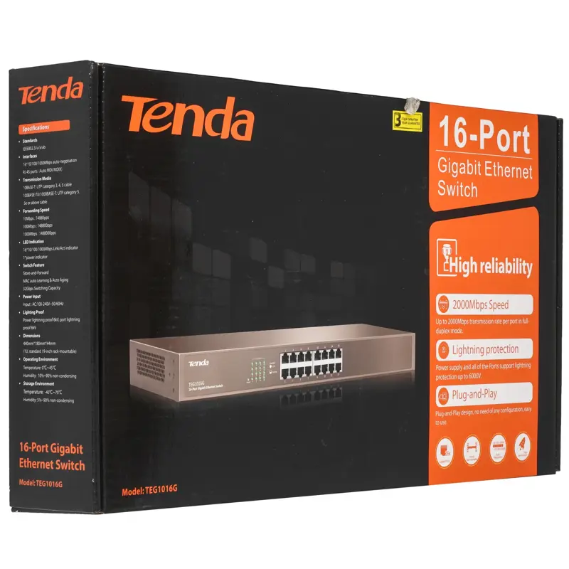 Tenda TEG1016G