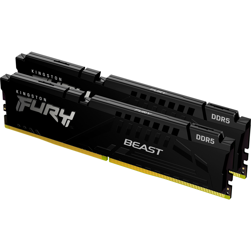 Оперативаня память Kingston 32GB 6000MT/s DDR5 CL30 DIMM (Kit of 2) FURY Beast Black EXPO