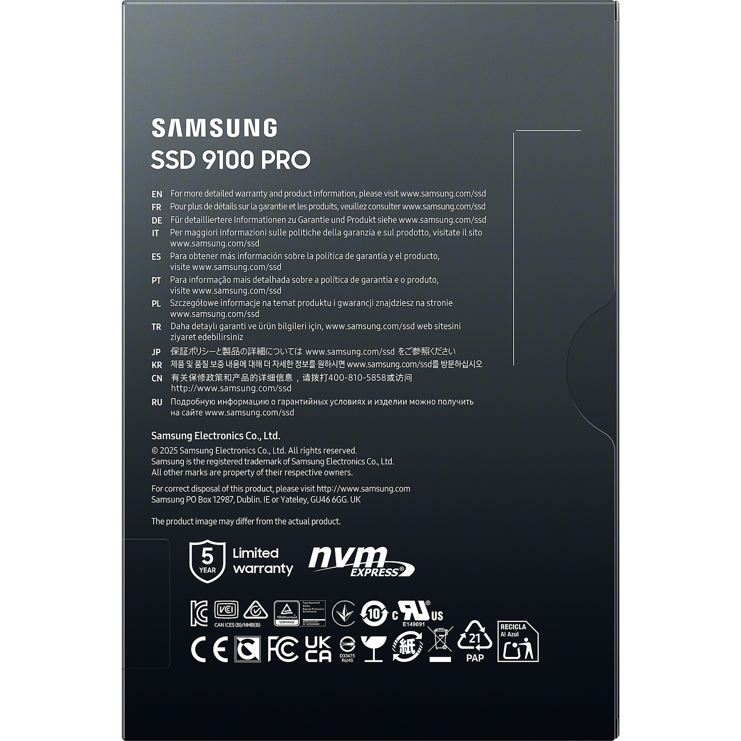Samsung 9100 PRO MZ-VAP2T0BW