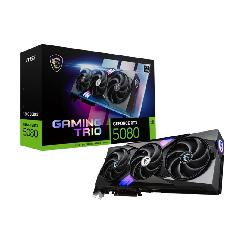 MSI GeForce RTX 5080 16G GAMING TRIO