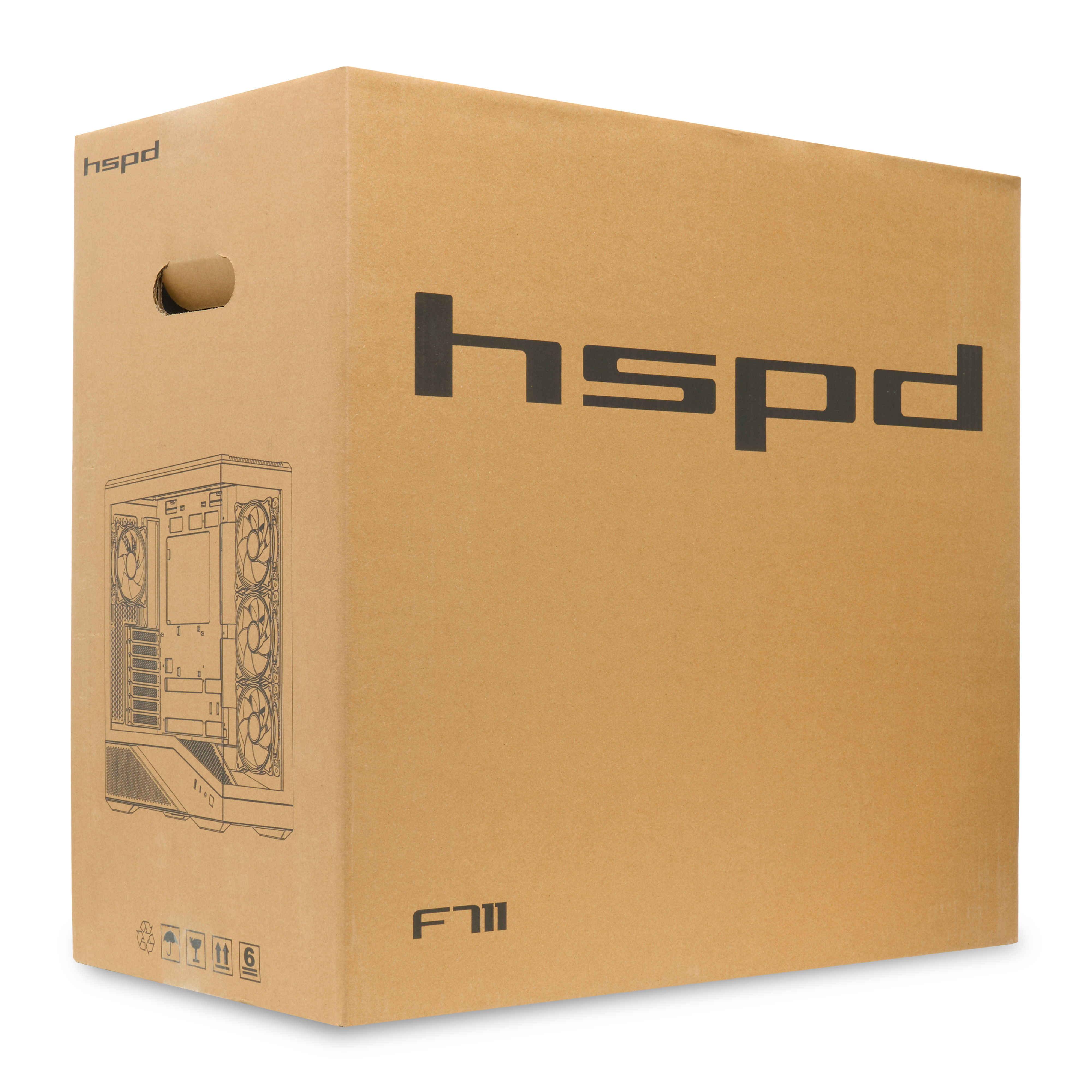 HSPD F711-TGBK- ARGB