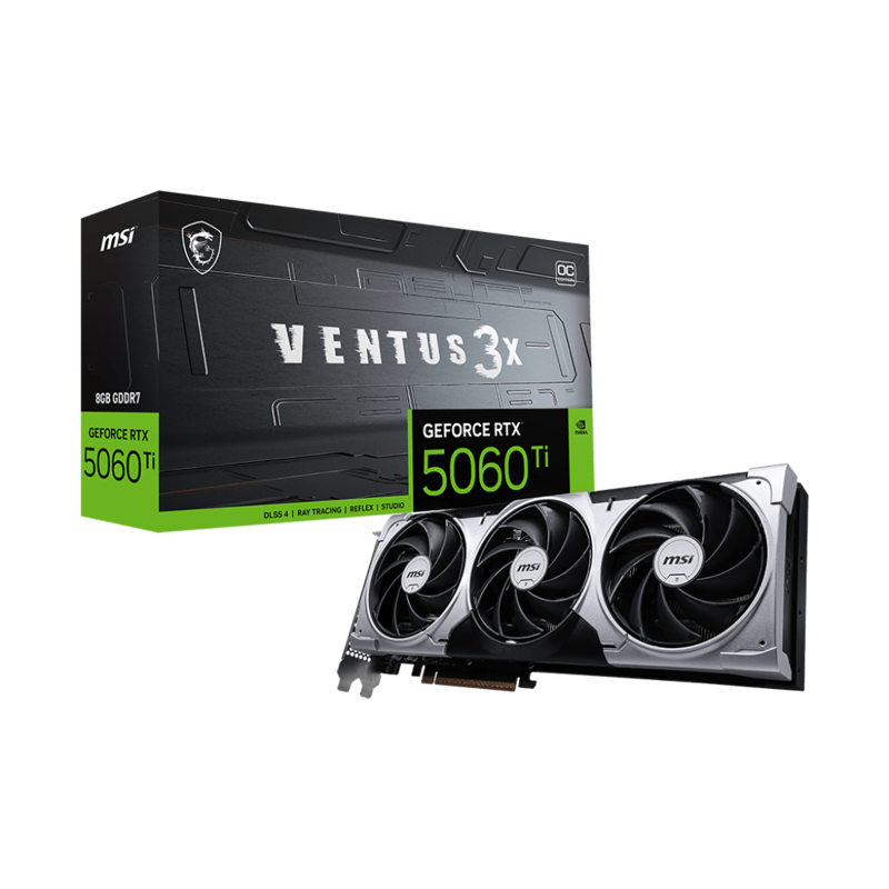 MSI GeForce RTX 5060 Ti 8G VENTUS 3X OC