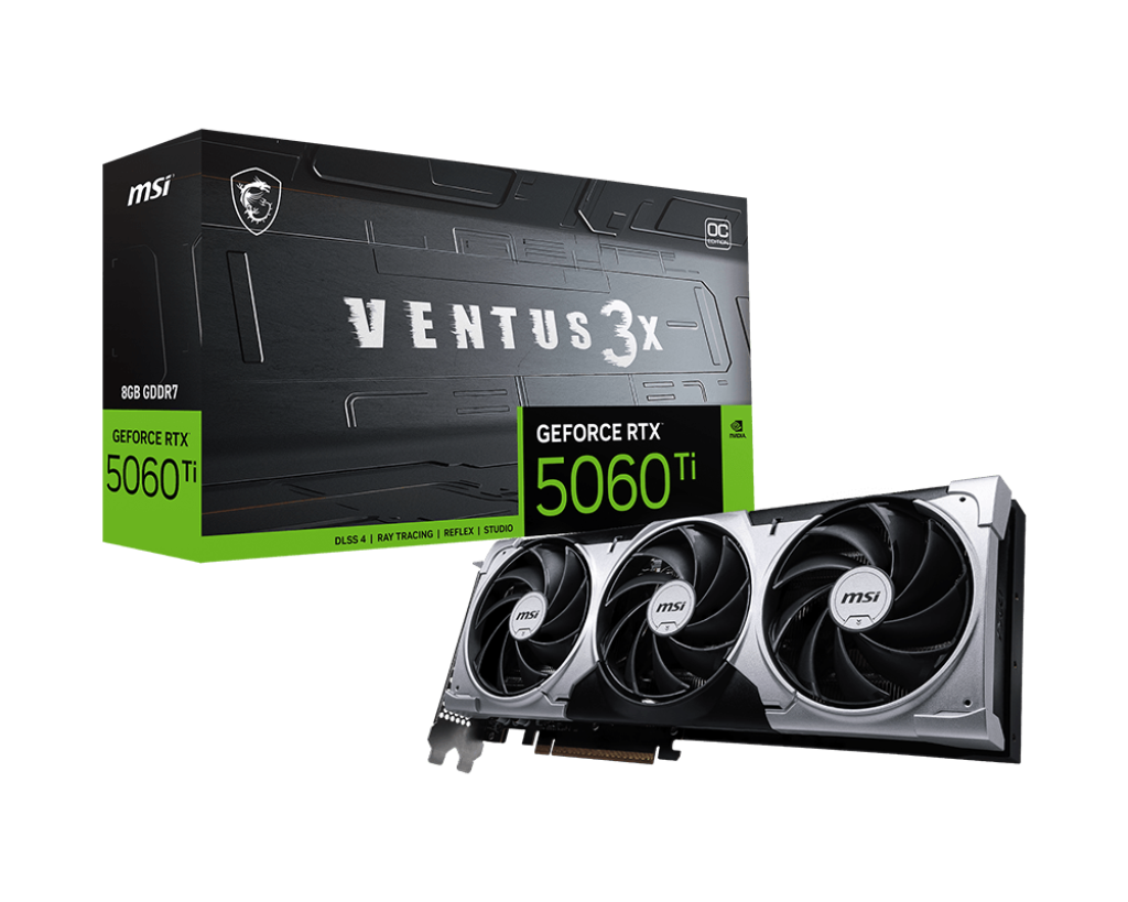 MSI GeForce RTX 5060 Ti 8G VENTUS 3X OC