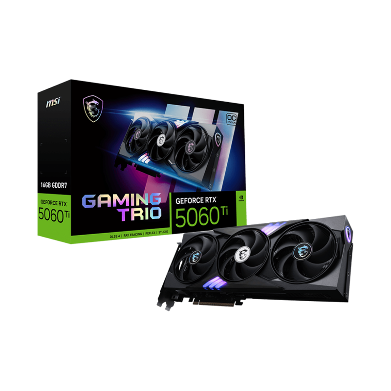 MSI GeForce RTX 5060 Ti 16G GAMING TRIO OC