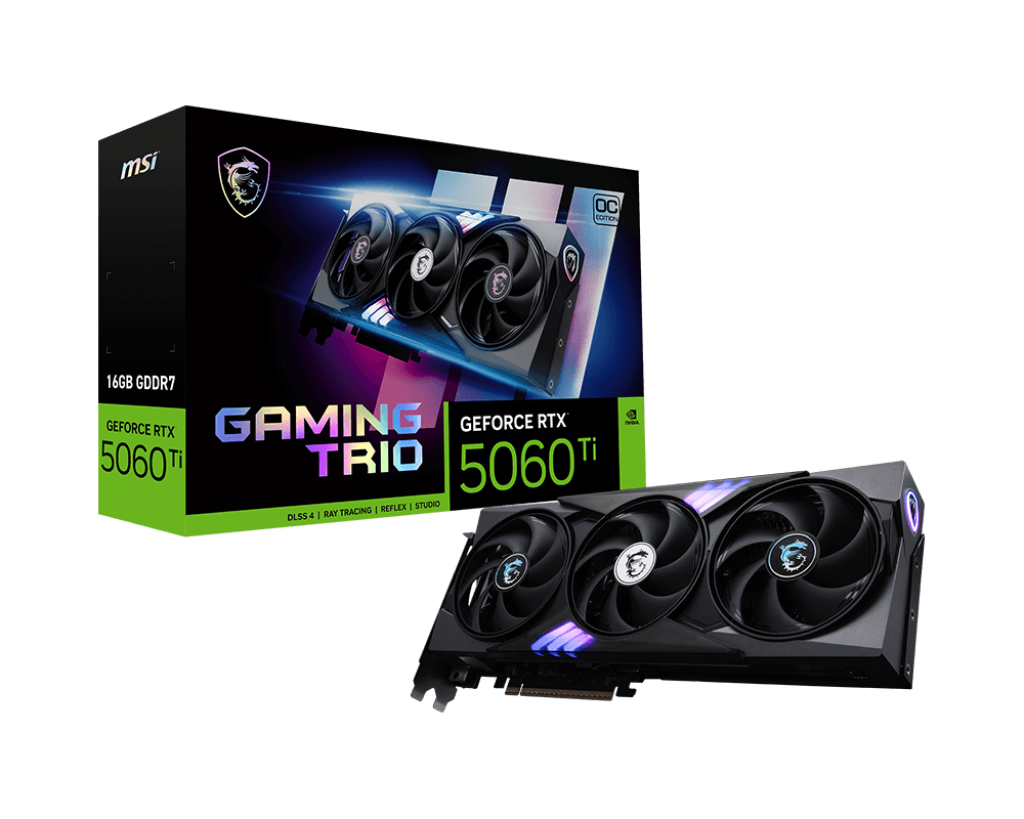 MSI GeForce RTX 5060 Ti 16G GAMING TRIO OC