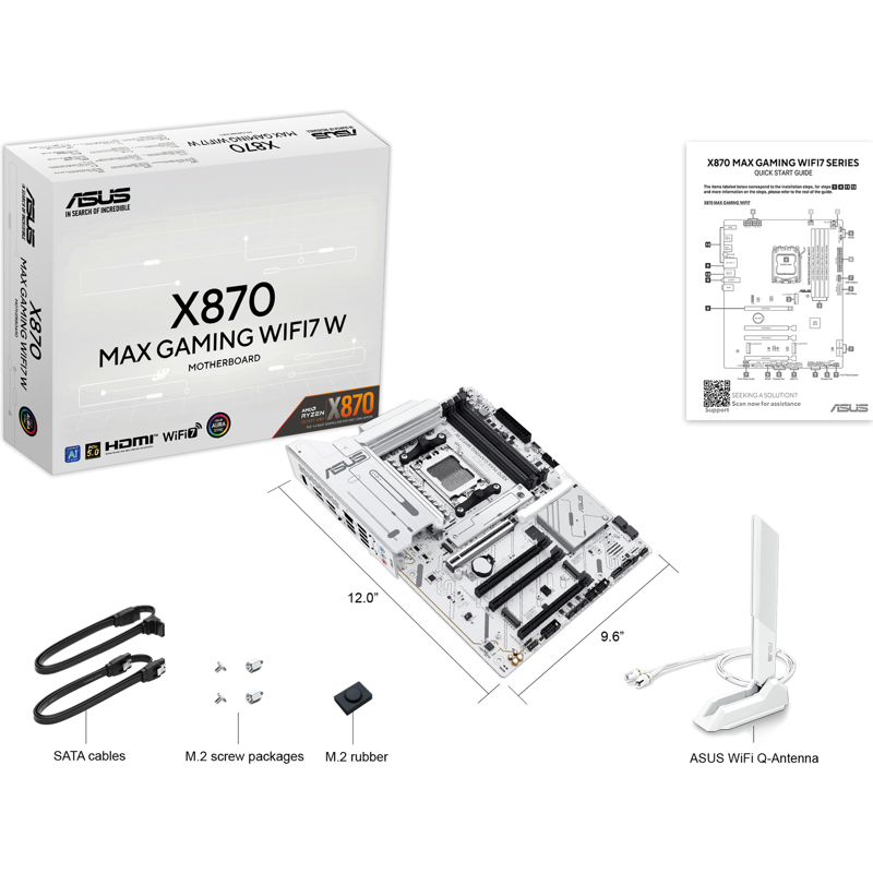 ASUS X870 MAX GAMING WIFI7 W (90MB1LZ0-M0EAY0)