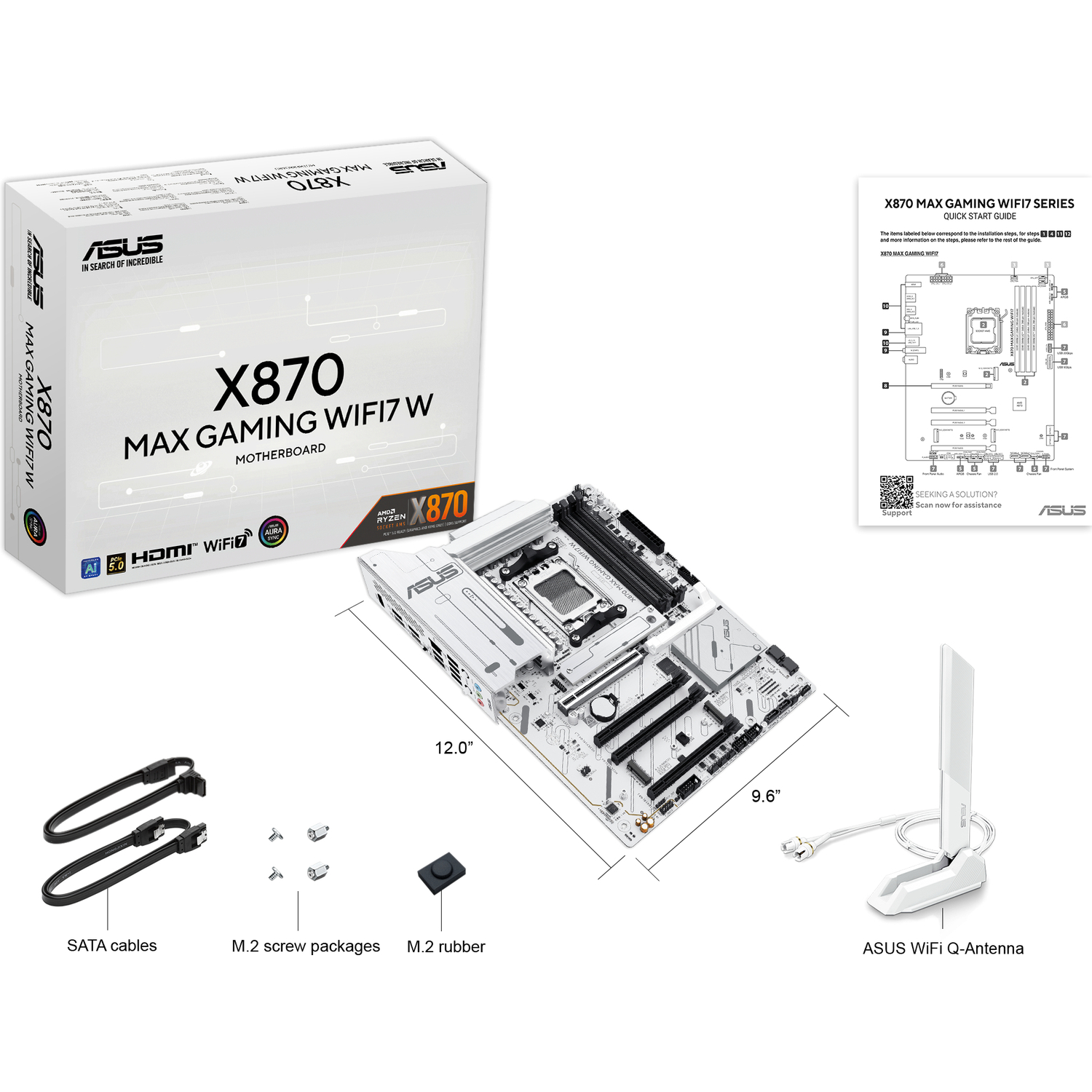 ASUS X870 MAX GAMING WIFI7 W (90MB1LZ0-M0EAY0)