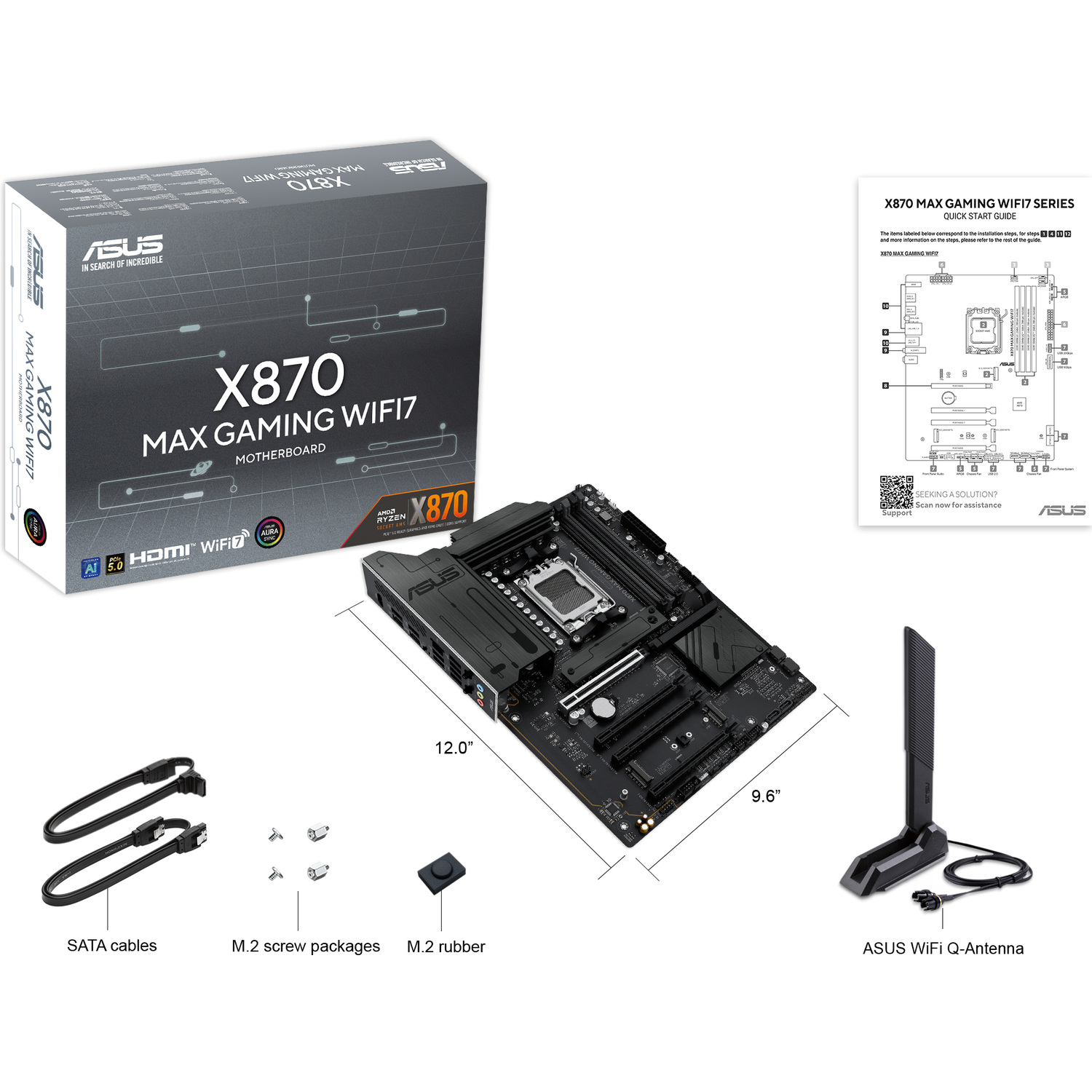 ASUS X870 MAX GAMING WIFI7 (90MB1LY0-M0EAY0)
