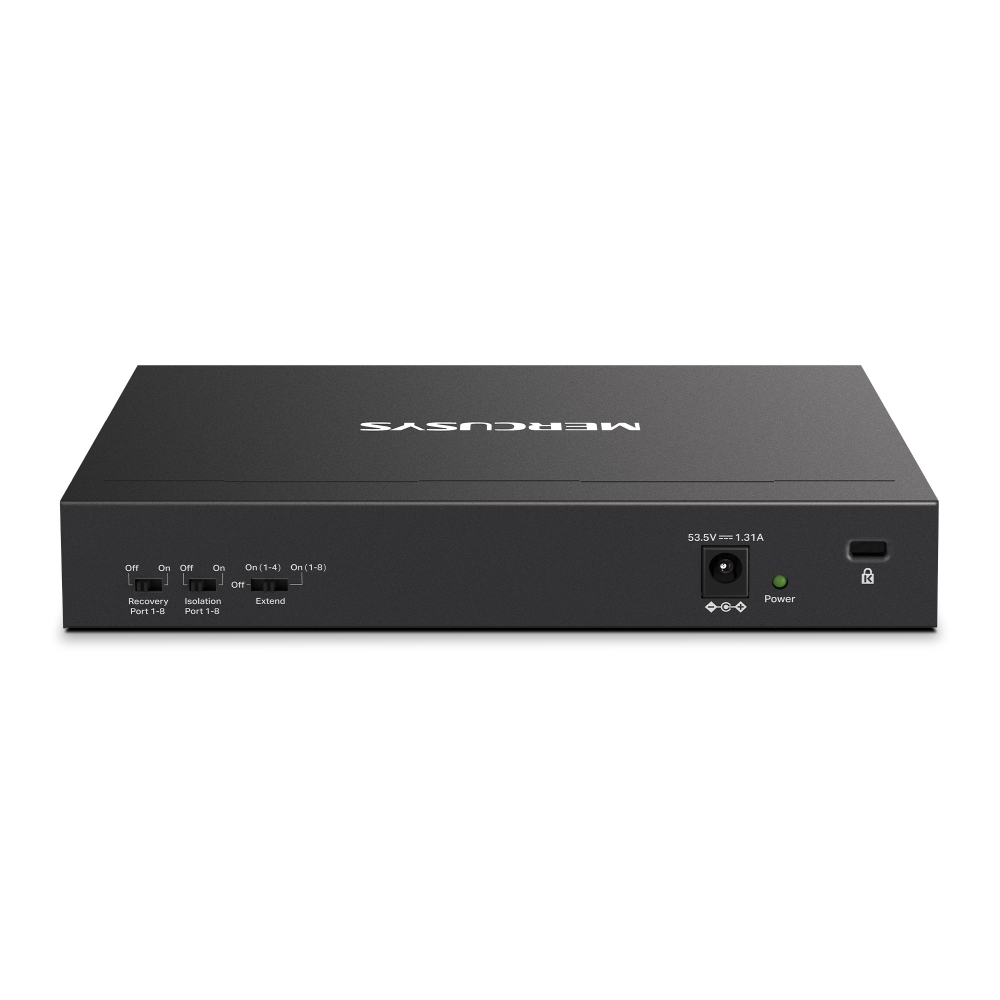 Mercusys MS110CP Настольный коммутатор с 8 портами PoE+ 10/100 Мбит/c и 2 гигабитными портами
