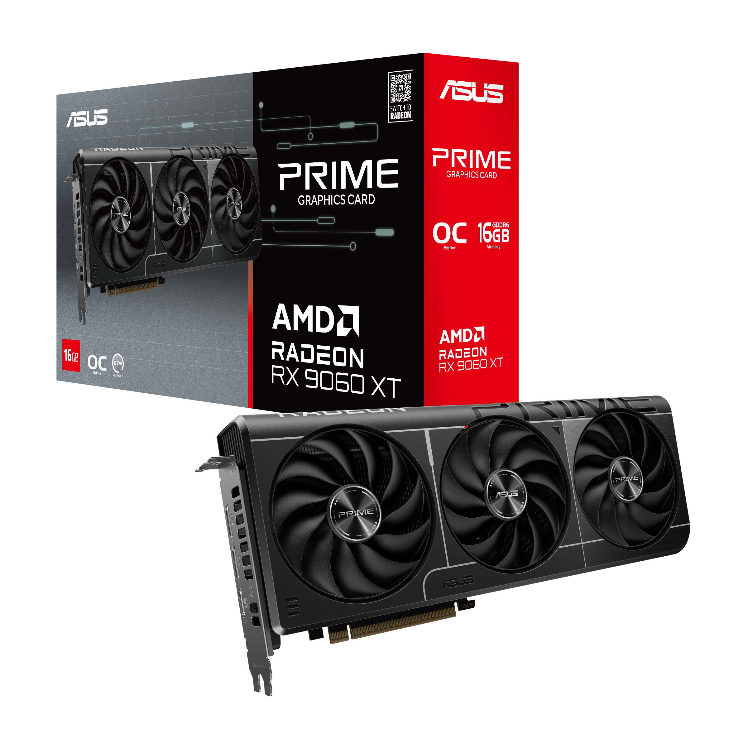 ASUS PRIME-RX9060XT-O16G (90YV0LF1-M0NA00)