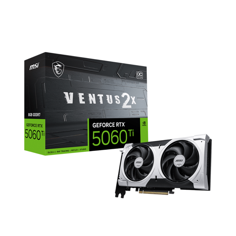 MSI GeForce RTX 5060 Ti 8G VENTUS 2X OC PLUS