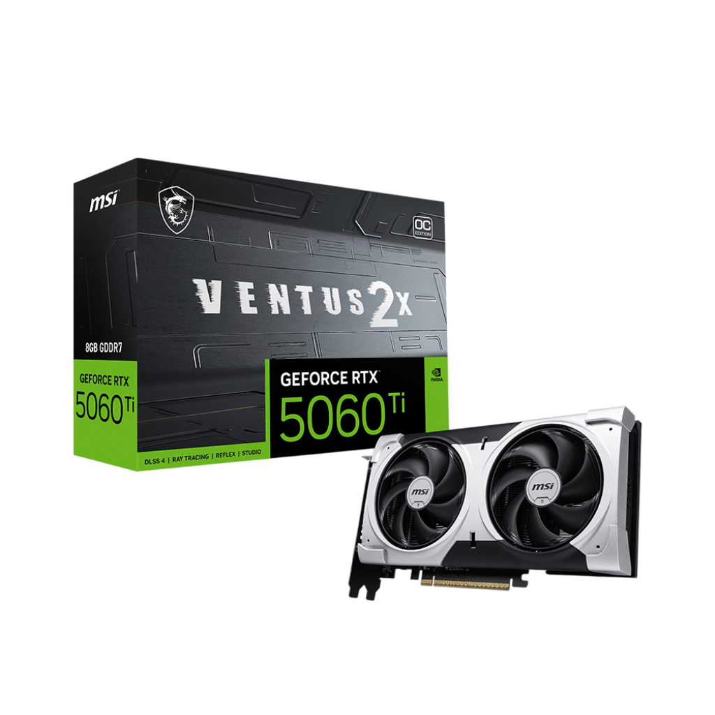 MSI GeForce RTX 5060 Ti 8G VENTUS 2X OC PLUS