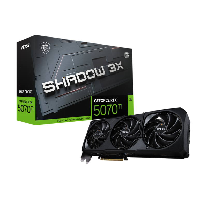 MSI GeForce RTX 5070 Ti 16G SHADOW 3X OC