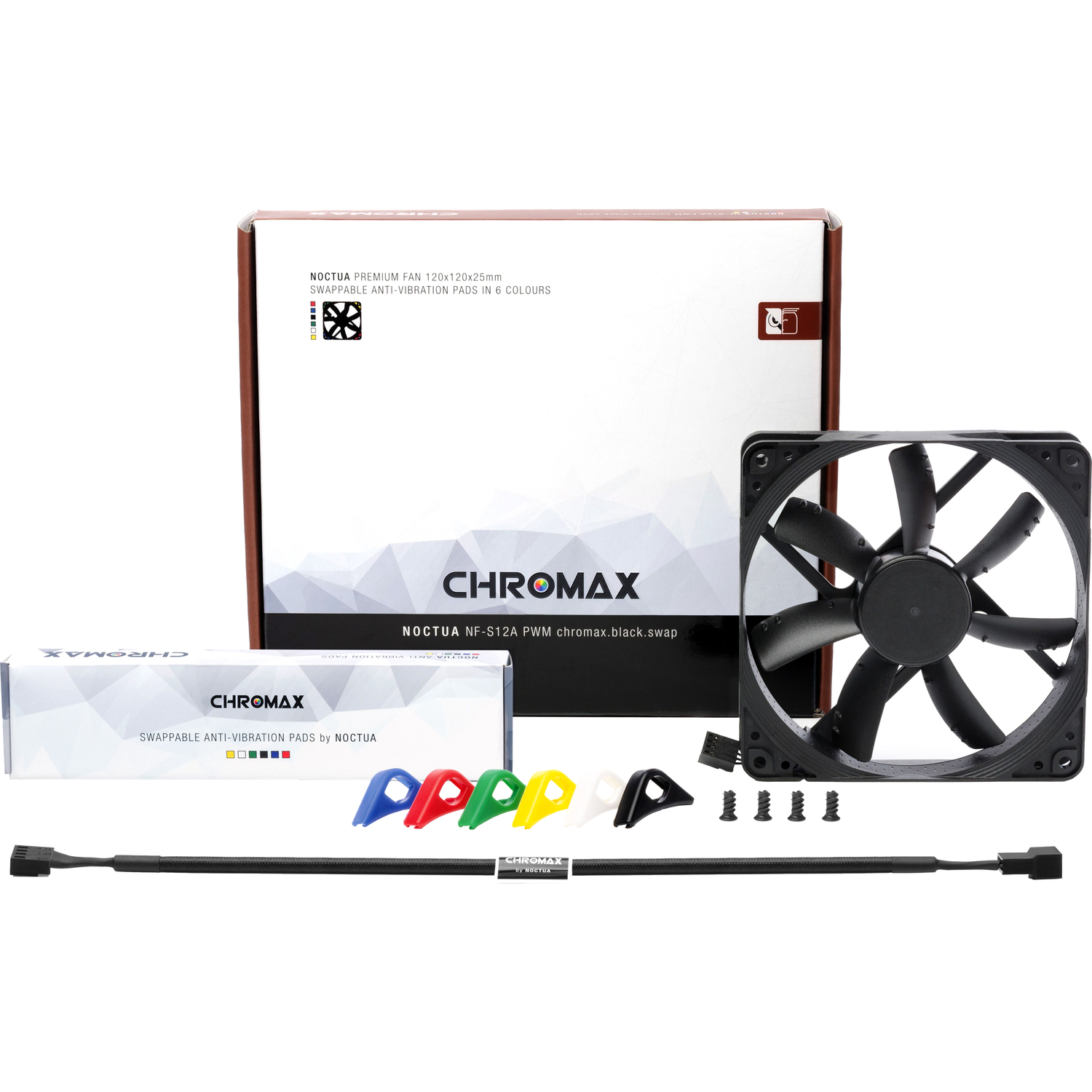 Noctua NF-S12A PWM chromax.black.swap