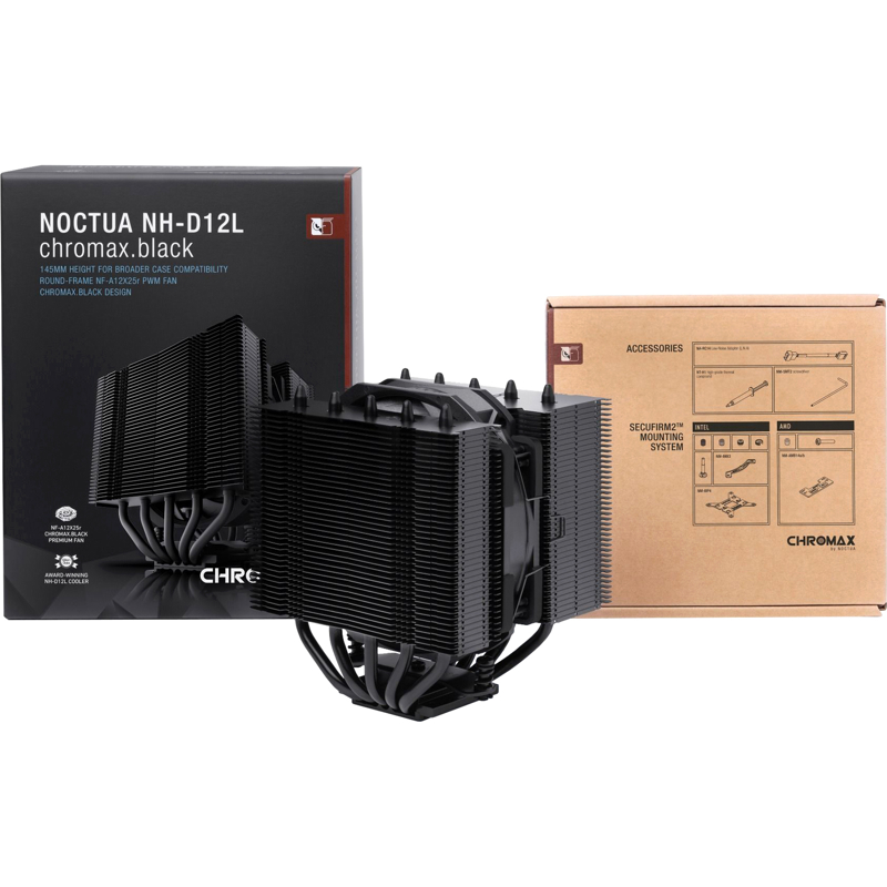 Noctua NH-D12L chromax.black
