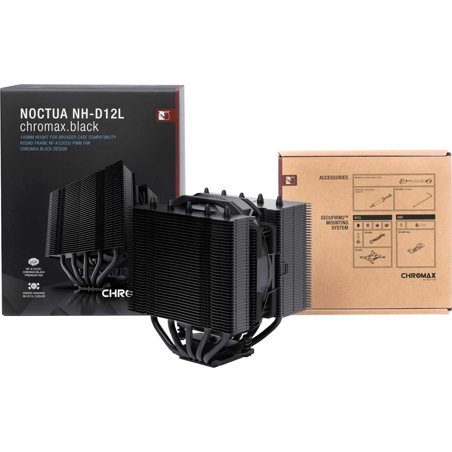 Noctua NH-D12L chromax.black