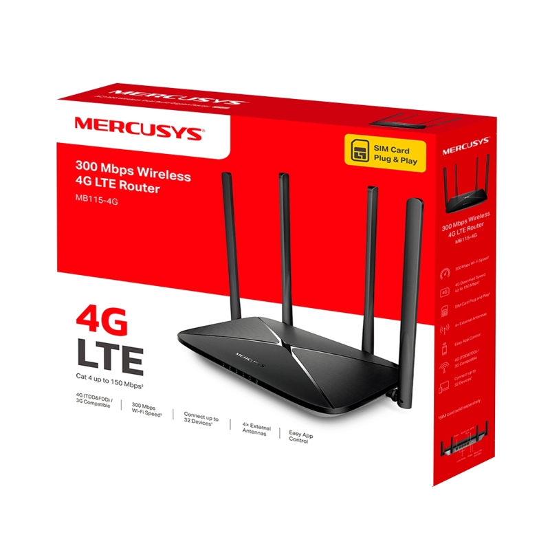 Роутер Mercusys MB115-4G