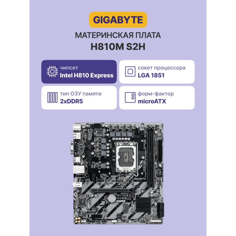 GIGABYTE H810M S2H