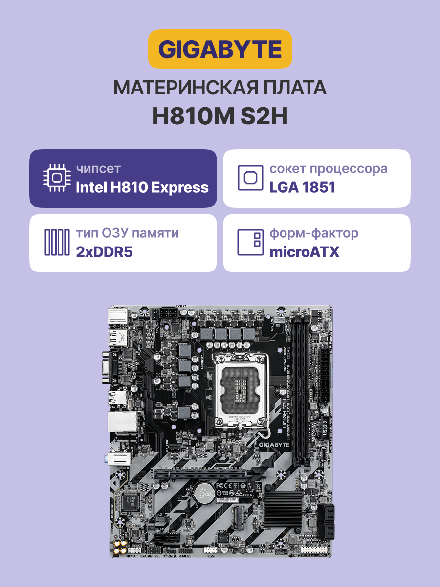 GIGABYTE H810M S2H