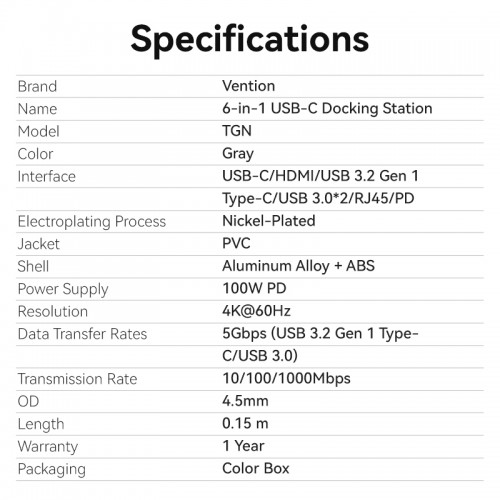 Vention TGNHB