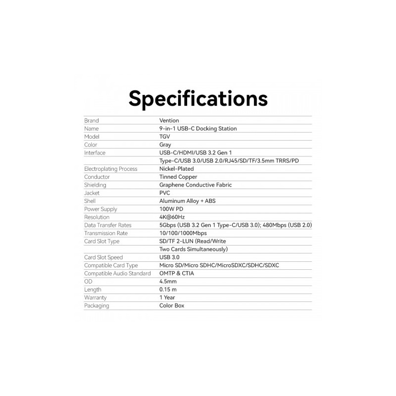 Vention TGVHB