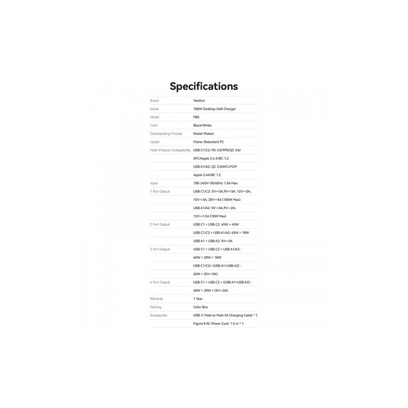 Vention FBSBG-EU