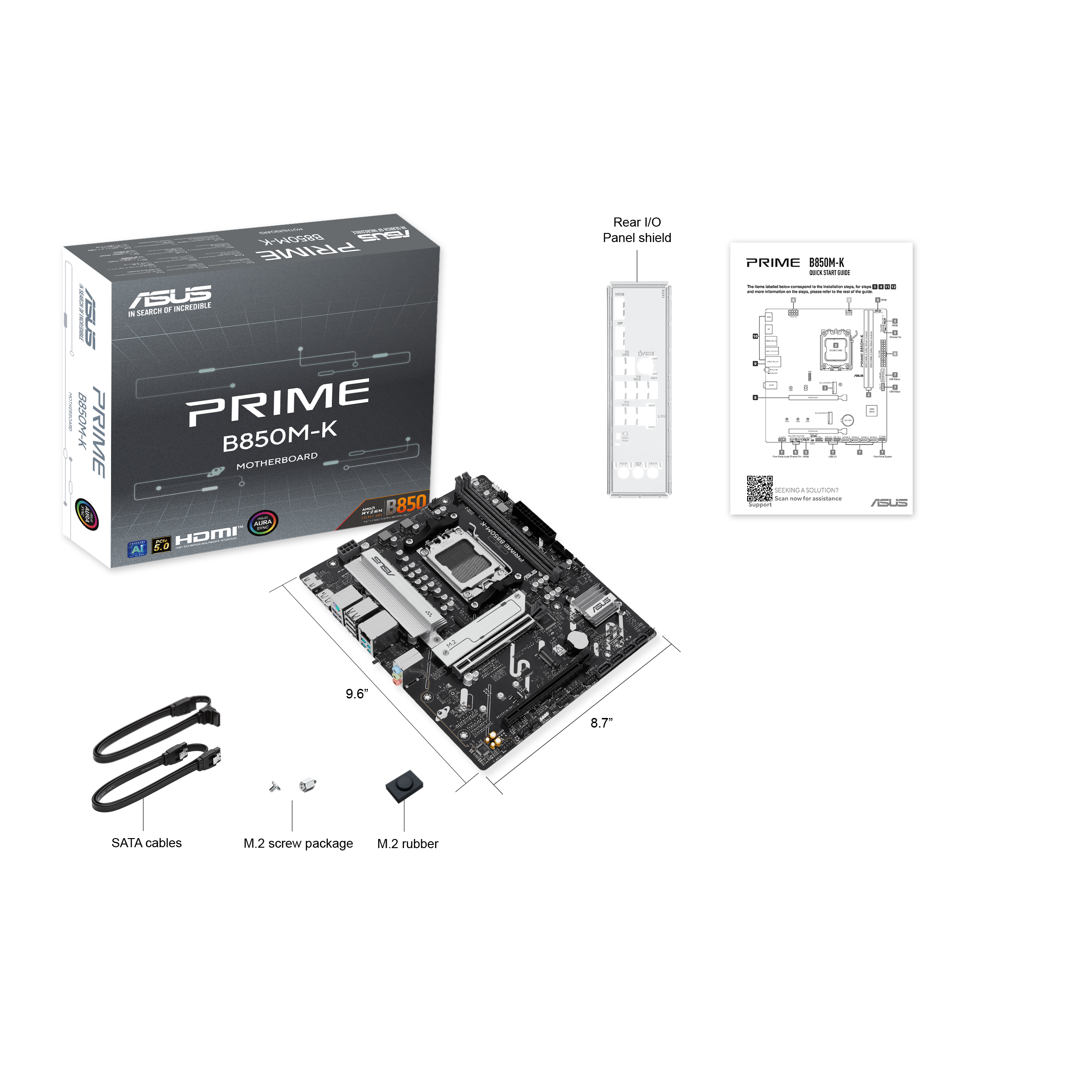 ASUS PRIME B850M-K арт. 90MB1LV0-M0EAY0
