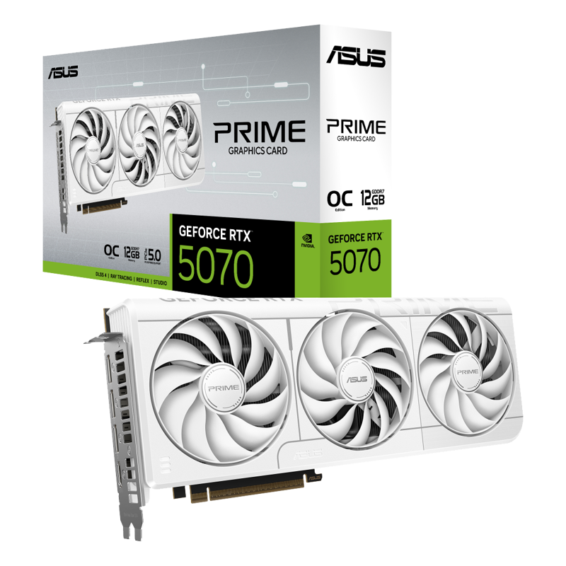ASUS PRIME RTX5070 O12G WHITE