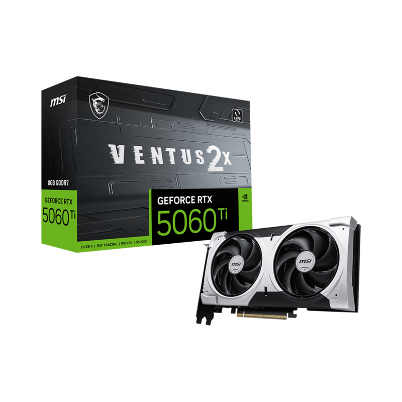 MSI GeForce RTX 5060 Ti 8G VENTUS 2X PLUS