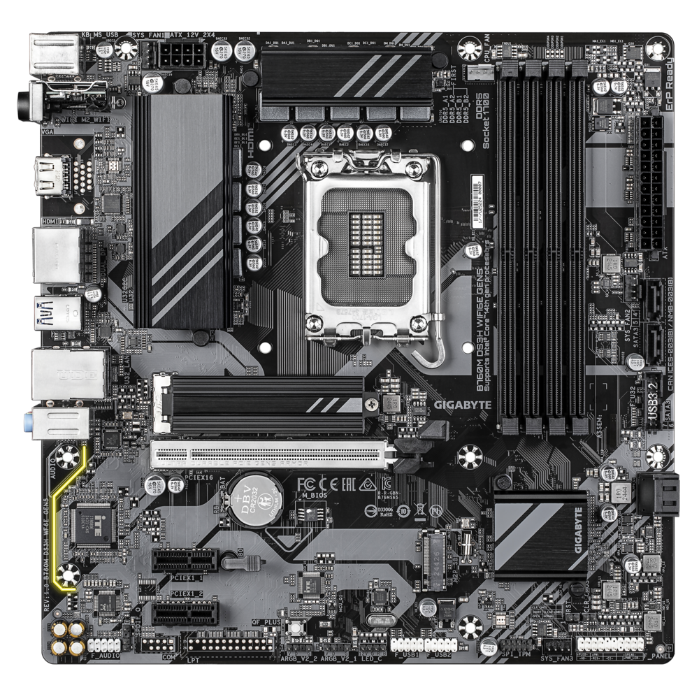 GIGABYTE B760M DS3H WF6E GEN5