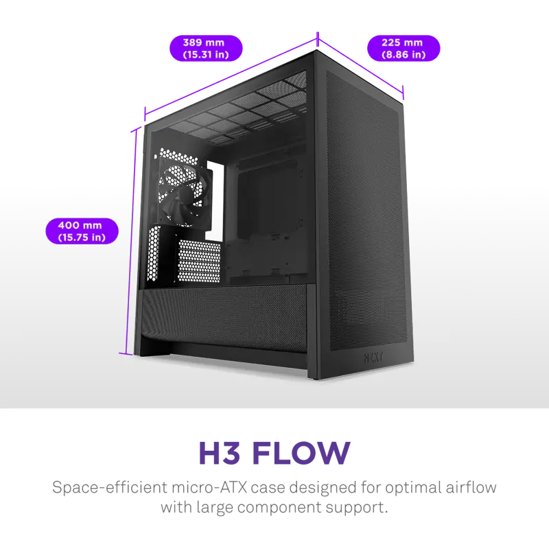 NZXT H3 Flow CC-H31FB-01