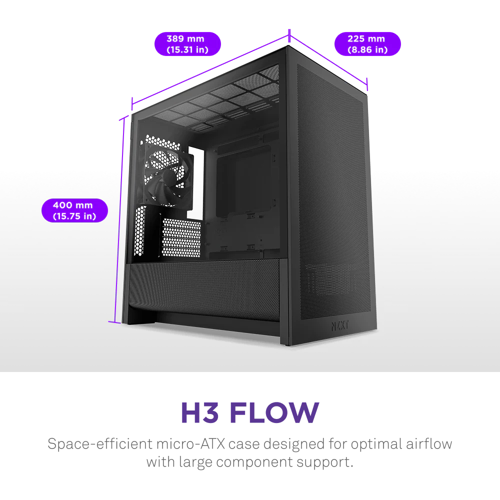 NZXT H3 Flow CC-H31FB-01