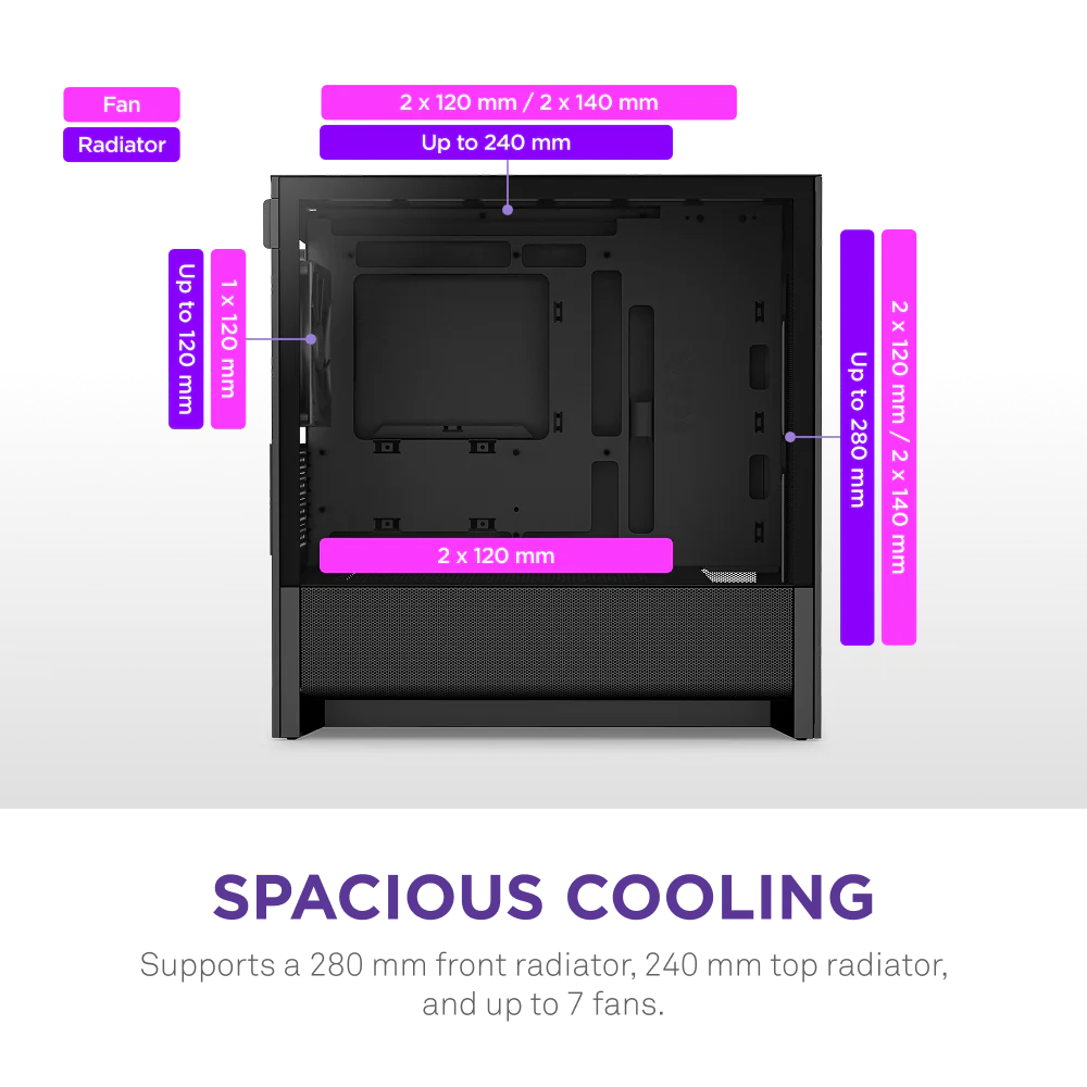 NZXT H3 Flow CC-H31FB-01