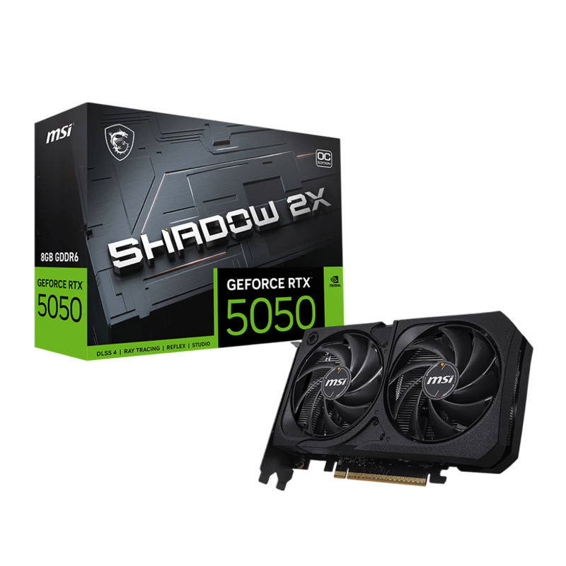 MSI GeForce RTX 5050 8G SHADOW 2X OC