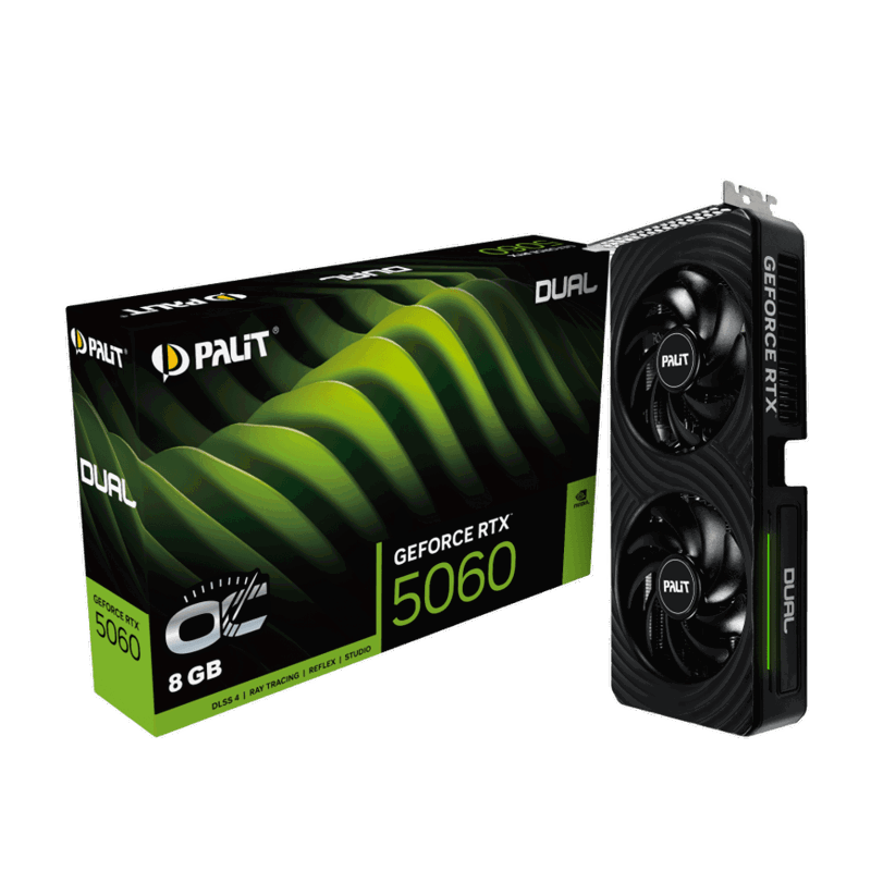 PALIT PA-RTX5060 DUAL OC 8GB PALIT (NE75060S19P1-GB2063D)