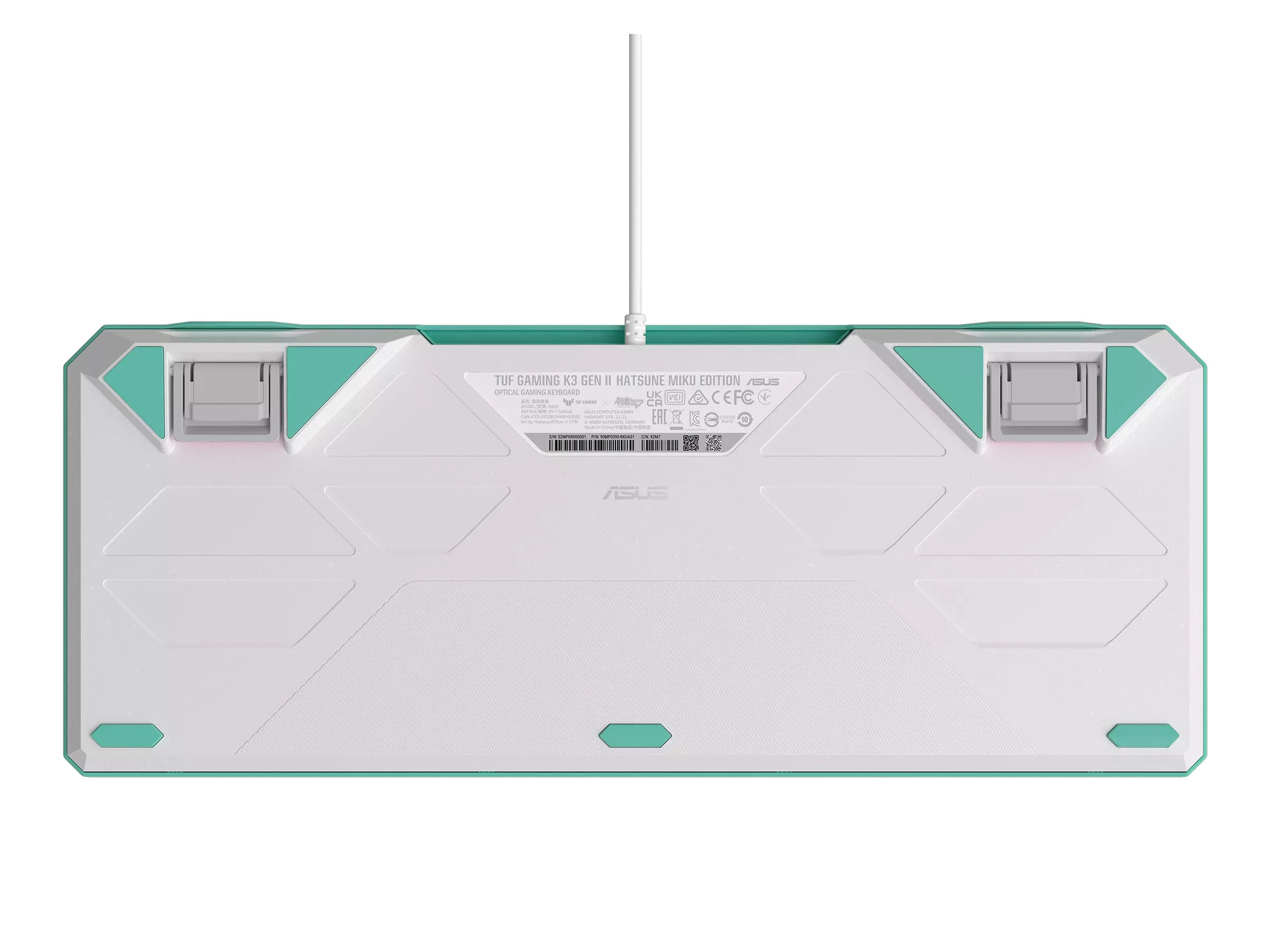 Клавиатура ASUS RA09 TUF GAMING K3 GEN II MIKU/RD/RU/PBT (90MP0460-BKRA30)