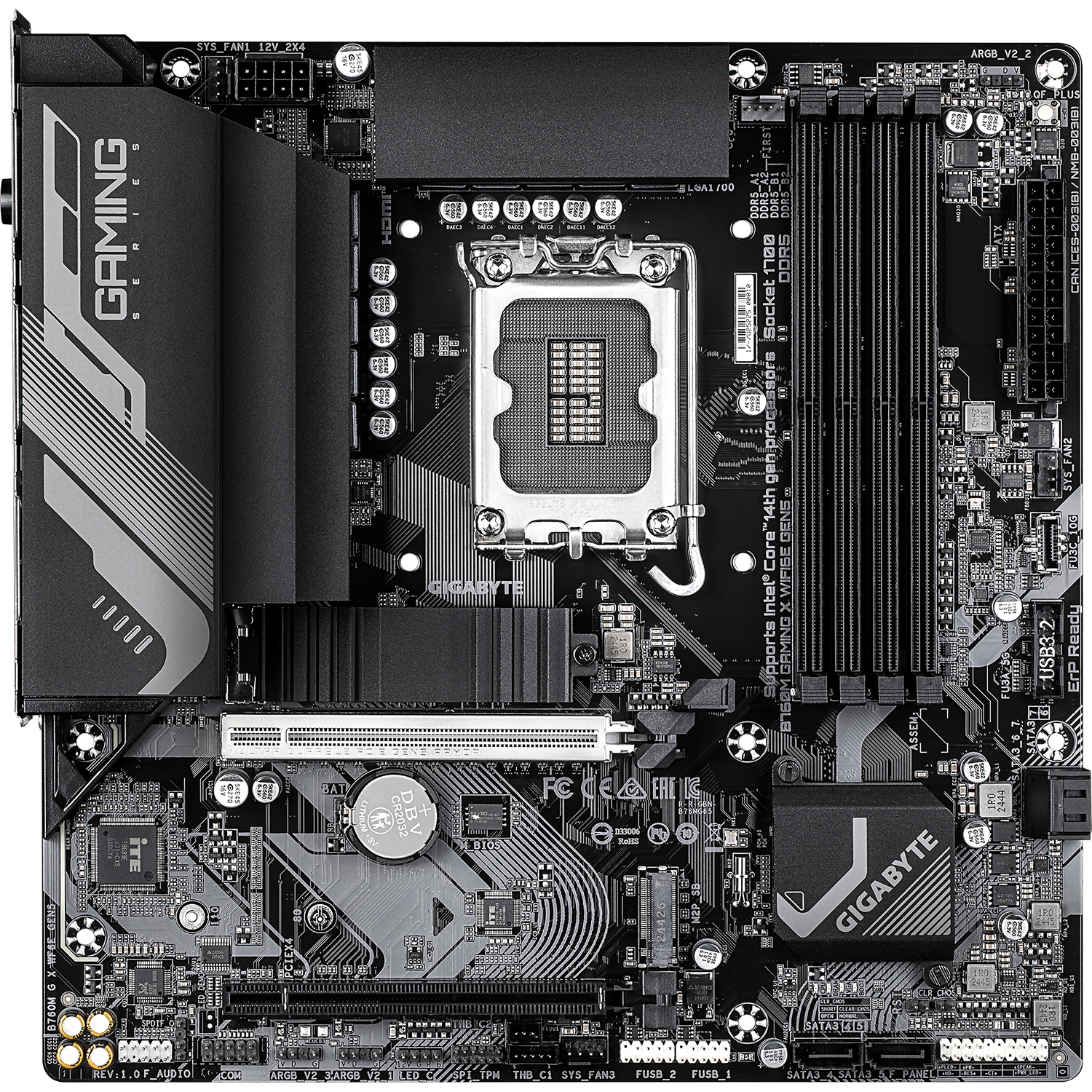 GIGABYTE B760M G X WF6E GEN5