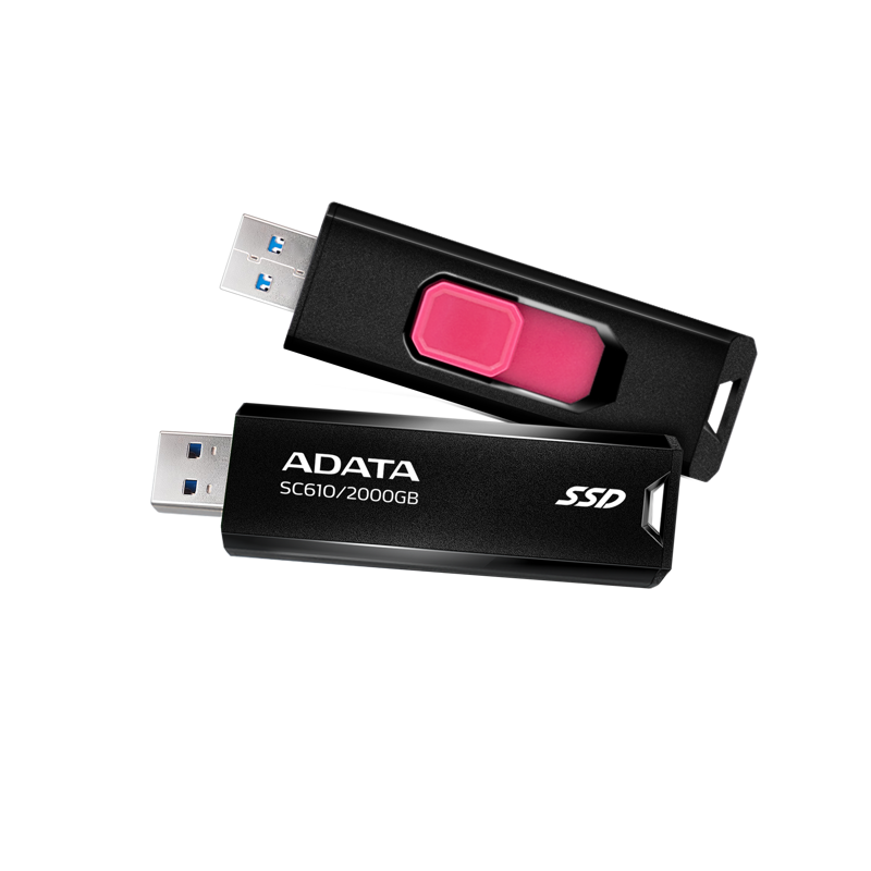 ADATA External SSD SC610 (SC610-2000G-CBK/RD)