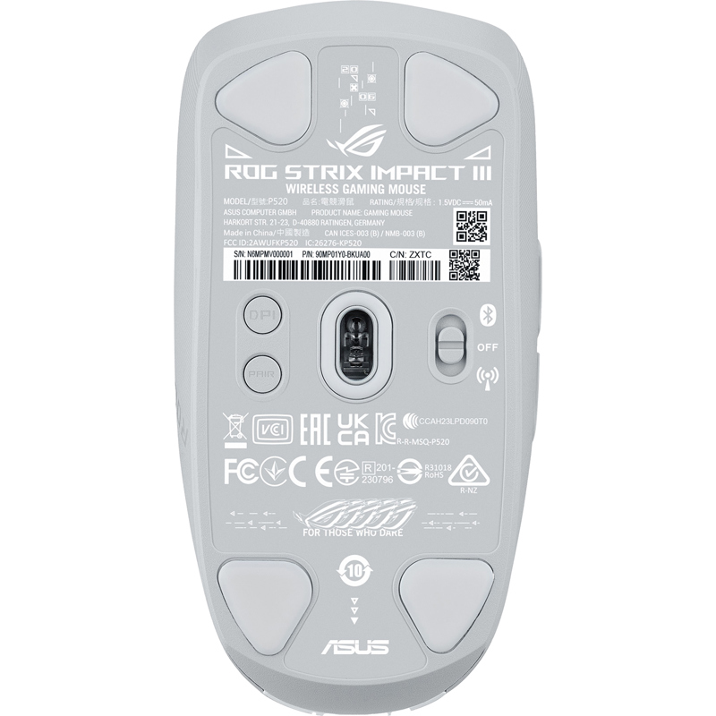 ASUS P520 ROG STRIX IMPACT III WL/WHT (90MP03D0-BMUA10)