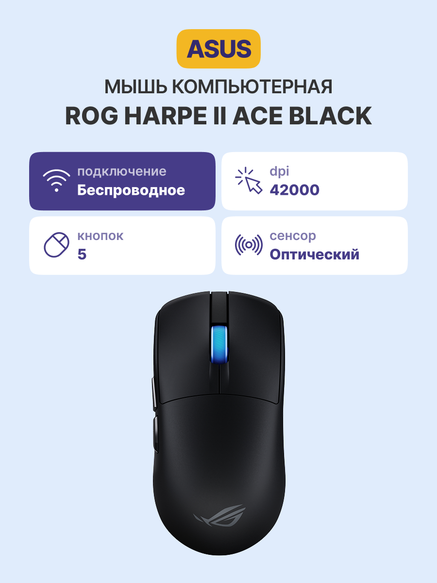 ASUS P723 ROG HARPE II ACE/BLK (90MP0490-BMUA00)
