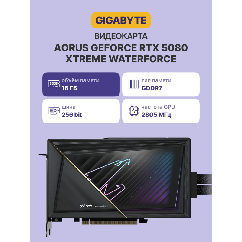Gigabyte GV-N5080AORUSX W-16GD
