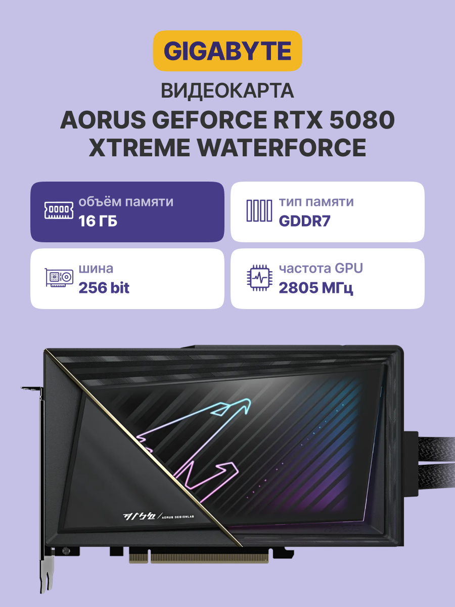 Gigabyte GV-N5080AORUSX W-16GD