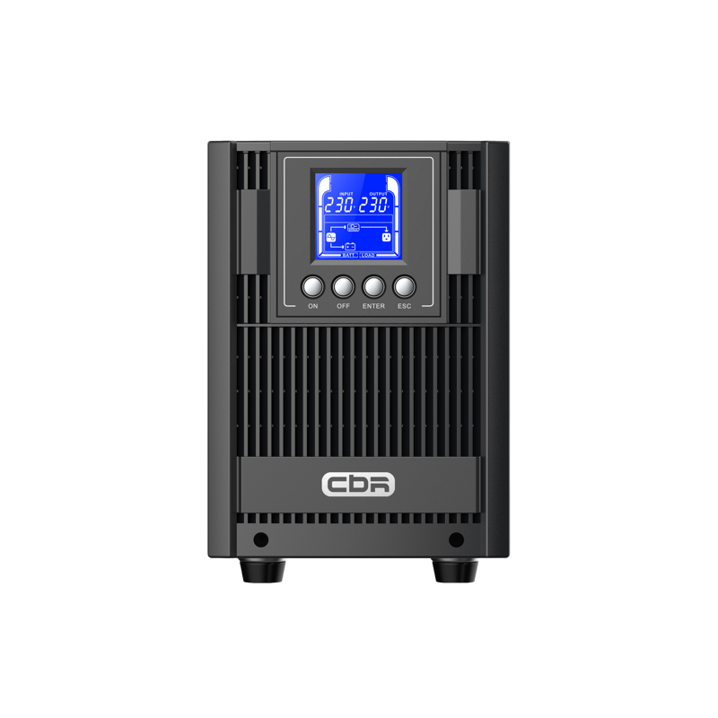 ИБП CBR ESSENCE ESN-2000 [Online 2000 VA / 2000 W, Tower, 4 x EURO, LCD, HID-USB, RS232, EPO, SNMP slot] (ESN-2KT-4F-LCHERSC) CBR Tech
